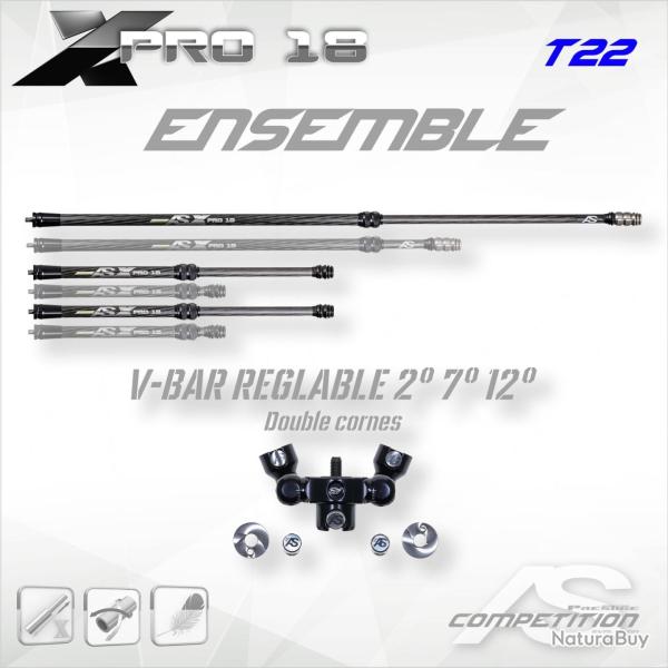 ARC SYSTEME - Ensemble X-PRO 18 R�glable Double 22 mm