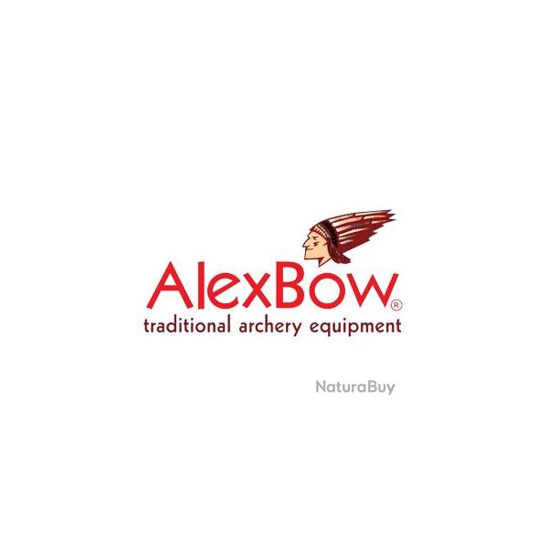 ALEXBOW - C�nes pour Traits Carbone 2.5 mm (x50) ROUGE FLUO