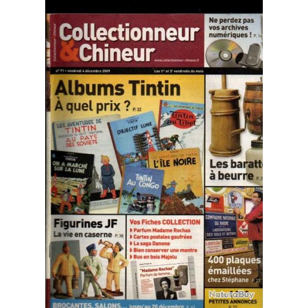collectionneur chineur 71 la vie en caserne figurine jf, barattes � beurre, albums tintin,
