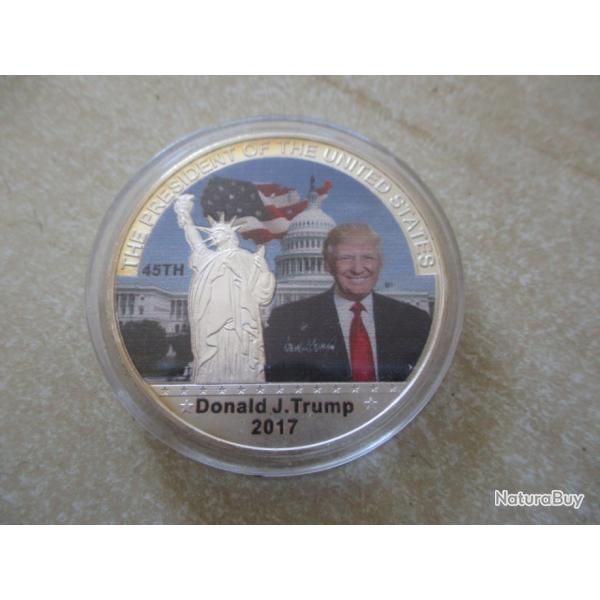 pi�ce comm�morative pr�sident usa donald j.trump
