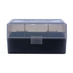 Bo&icirc;te de rangement 50 cartouches cal. .222 Rem / .223 Rem - 405 - Gris