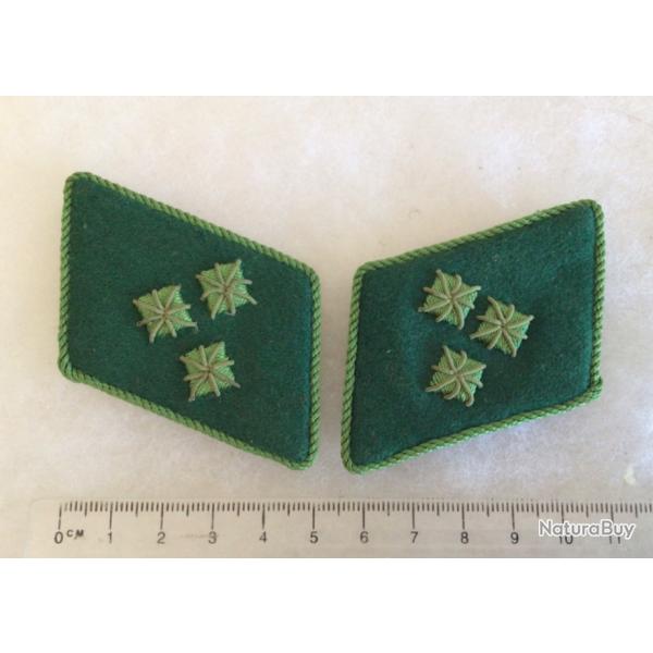 PAIRE DE PATTES DE COL VERTES non identifi�e