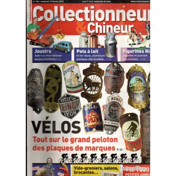 collectionneur chineur 120 f�vrier 2012, figurines ninin, pots � lait, v�hicules joustra, plaques de