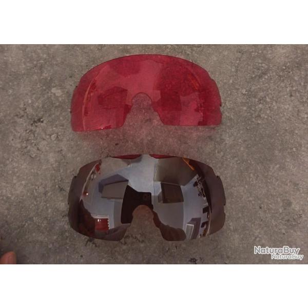 2 Verres big pour lunettes de tir Shoot-Off Master  P.Boutin Sport