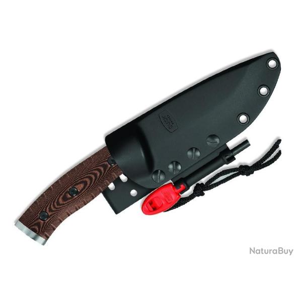 POIGNARD BUCK KNIVES SELRIRK LAME 12CM + ETUI + ALLUME FEU + SIFFLET