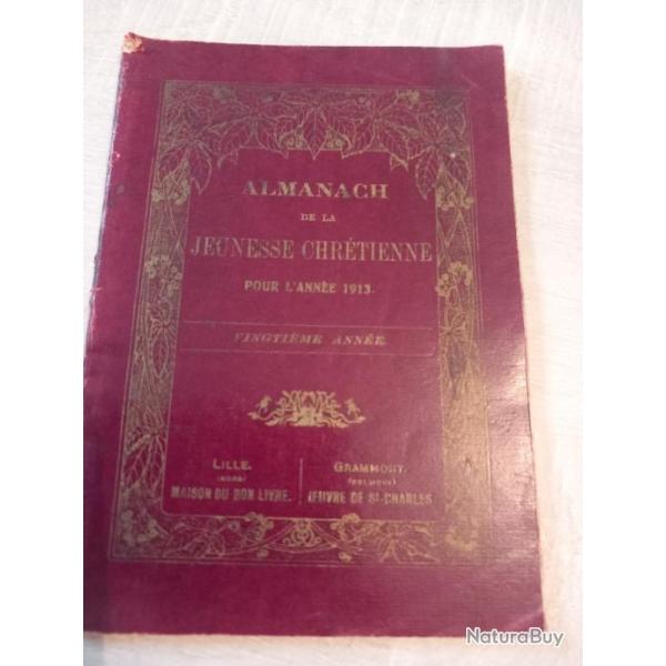 Almanach 1913 jeunesse chr�tienne