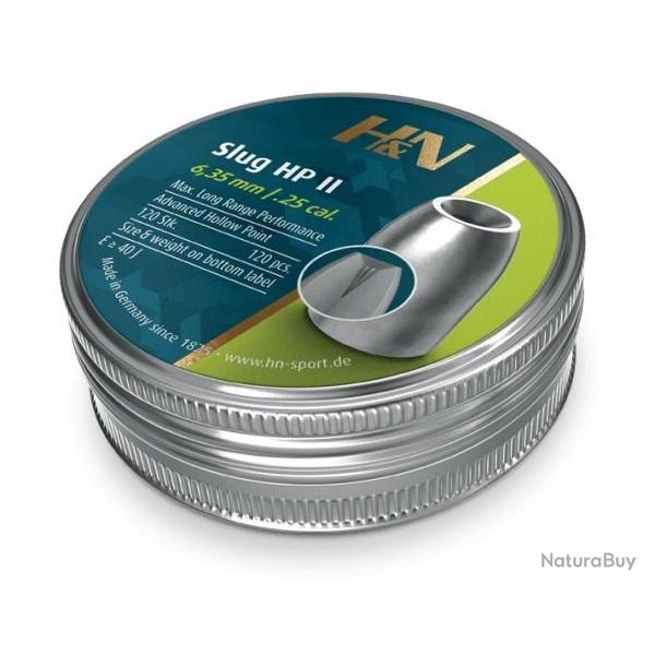 H&N - Plombs�SLUG HP II CAL 6,35 (x120)