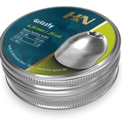 H&N - Plombs&nbsp;GRIZZLY 6.35 (x150)