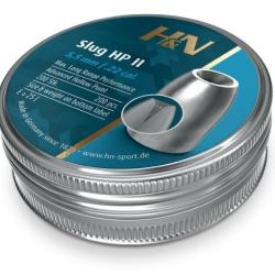 H&N - Plombs&nbsp;SLUG HP II CAL 5.5 .218 30gr (x200)