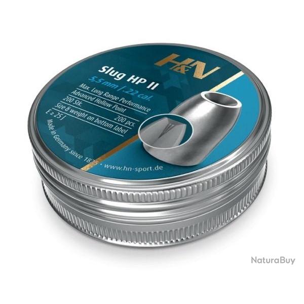 H&N - Plombs�SLUG HP II CAL 5.5 .218 27gr (x200)