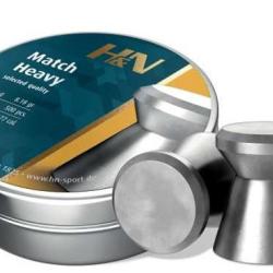 H&N - Plombs&nbsp;4.49 MATCH CARABINES/HEAVY (x500)