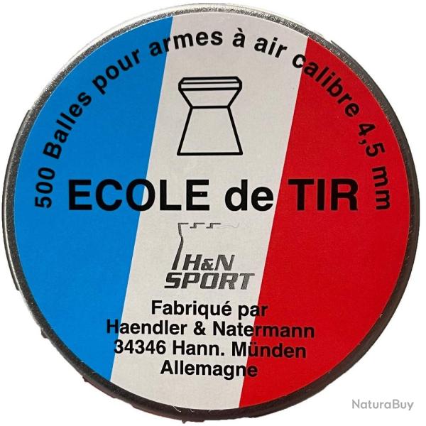 H&N - Plombs�4.49 ECOLES DE TIR (x500)