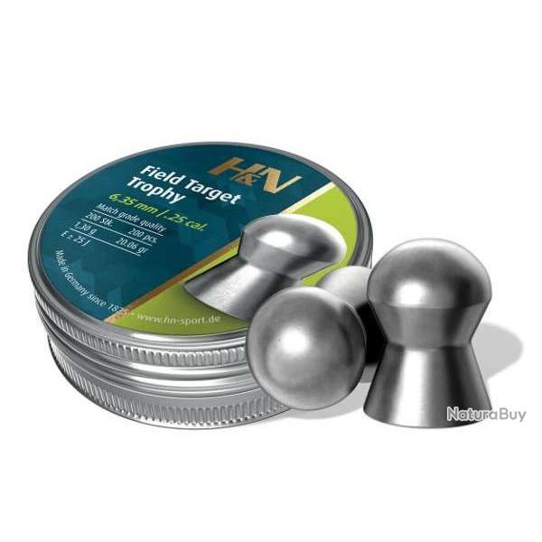 H&N - Plombs�FIELD TARGET TROPHY 6,35 (x200)