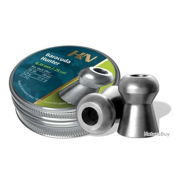 H&N - Plombs�BARACUDA HUNTER 6.35 (x150)