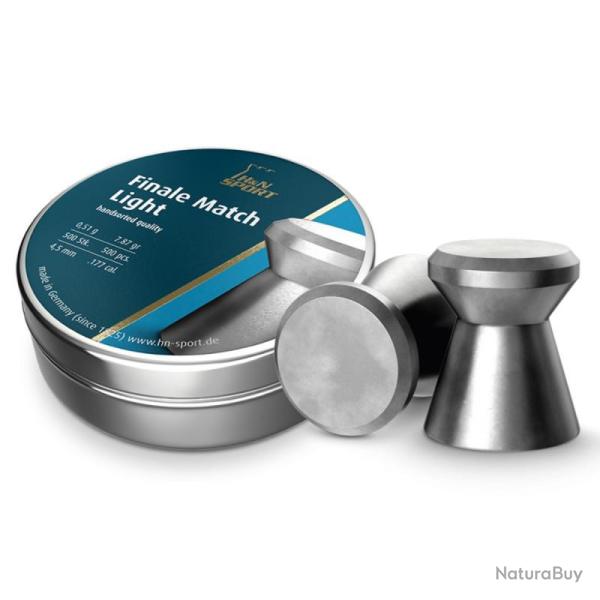 H&N - Plombs�4.50 FINALE MATCH PISTOLET/LIGHT (x500)