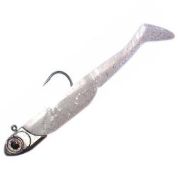 Astro Shad 9cm 12g Blanc Paillet,