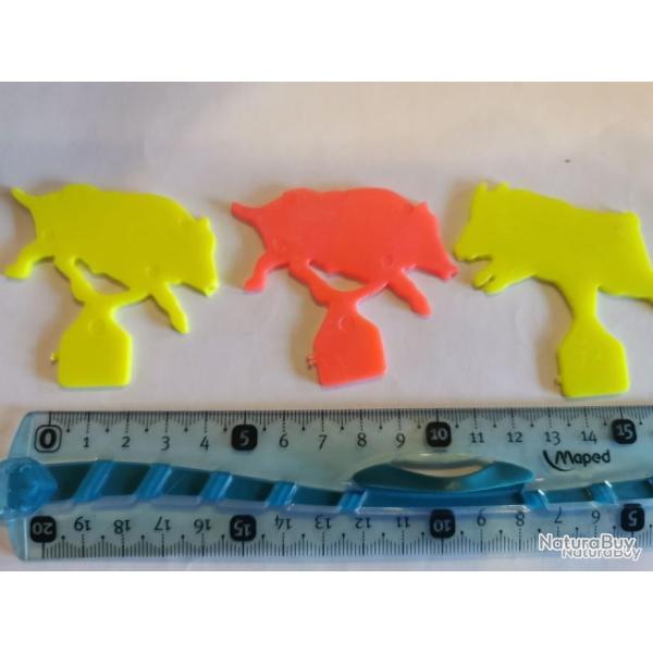 200 cibles SANGLIERS EN PLASTIQUE POUR LE TIR et jeu FORAIN