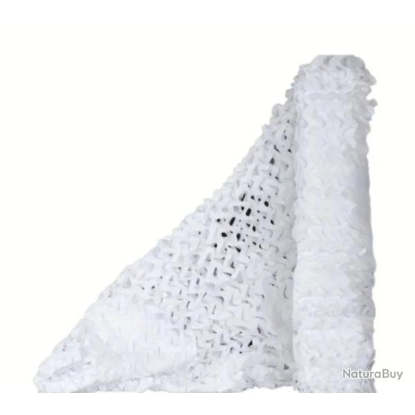 Filet camouflage 1.5 M � 2 M couleur Blanc