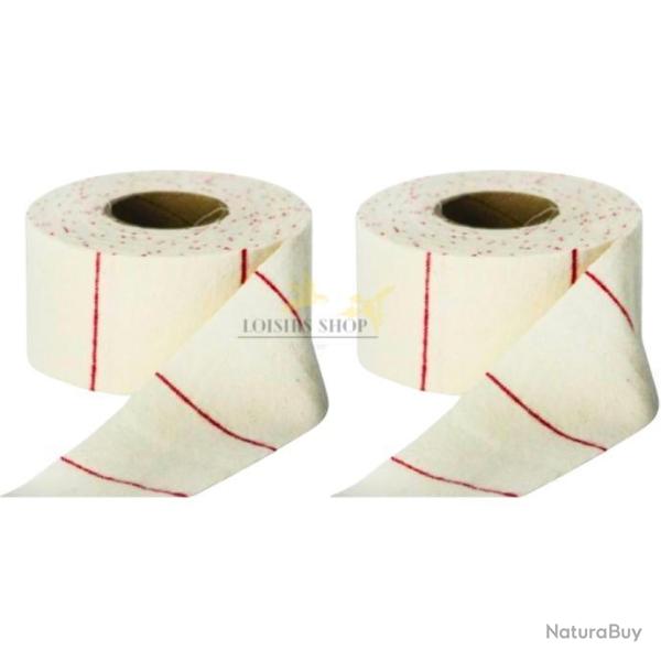 Lot 2 rouleaux de 10m sur 5cm en tissu � d�couper pour l'entretien des armes