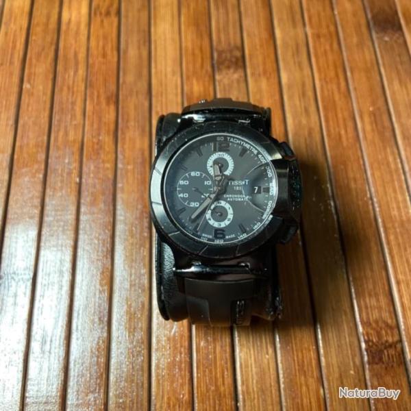 RARE MONTRE AUTOMATIC TISSOT T-RACE FANT�ME FULL BLACK
