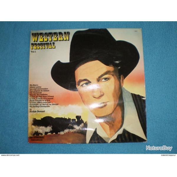 Disque 33T. Western, FarWest, Old Time,Cowboy,Indien,Gary COOPER !