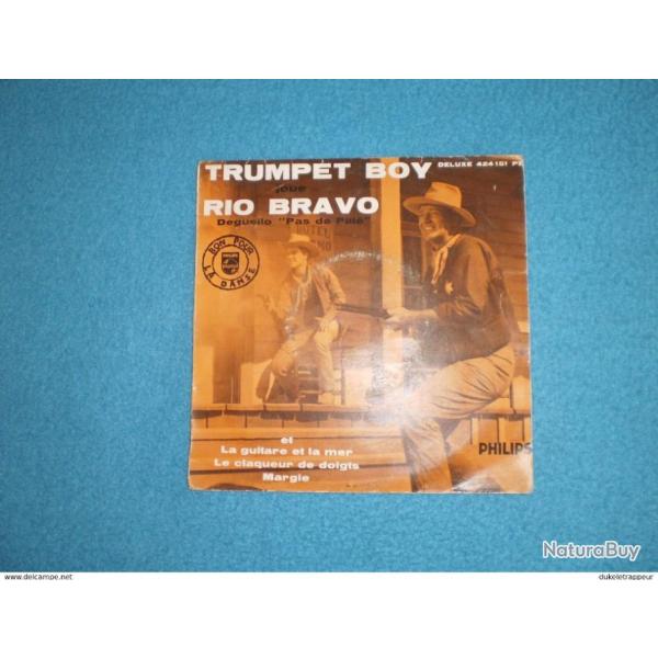 Disque 45T. Sur le th�me du film "RIO BRAVO" : Western, FarWest, Old Time,Cowboy,Indien, !