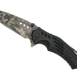 COUTEAU THIRD ABS NOIR 12CM CAMOUFLE INOX + ETUI