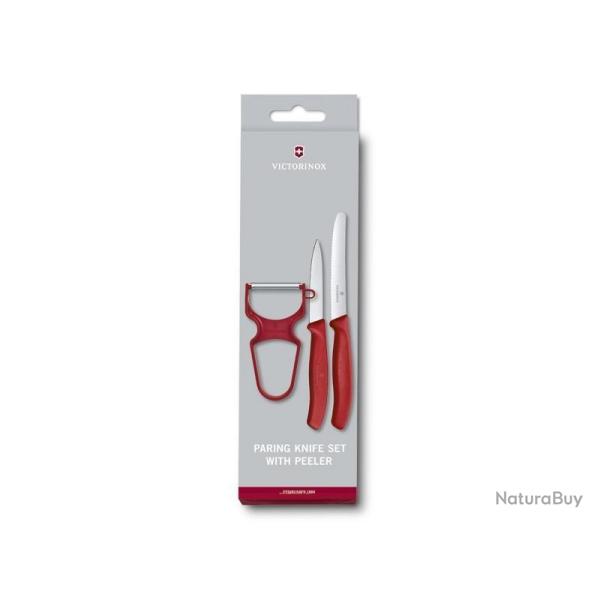 SET 3 PIECES VICTORINOX SWISSCLASSIC ROUGE