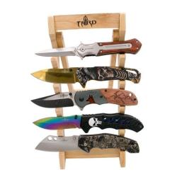 SUPPORT BOIS THIRD POUR 5 COUTEAUX