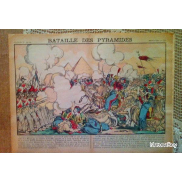 2 images d  �pinal Napol�on 1 image d epinal mousquetaires 1 image d epinal colonie du Siam