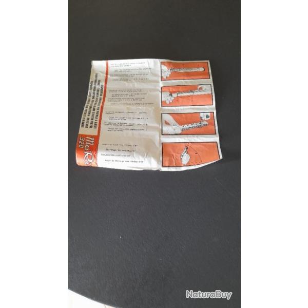 dispositif lance-fus�e pour pistolet d'alarme