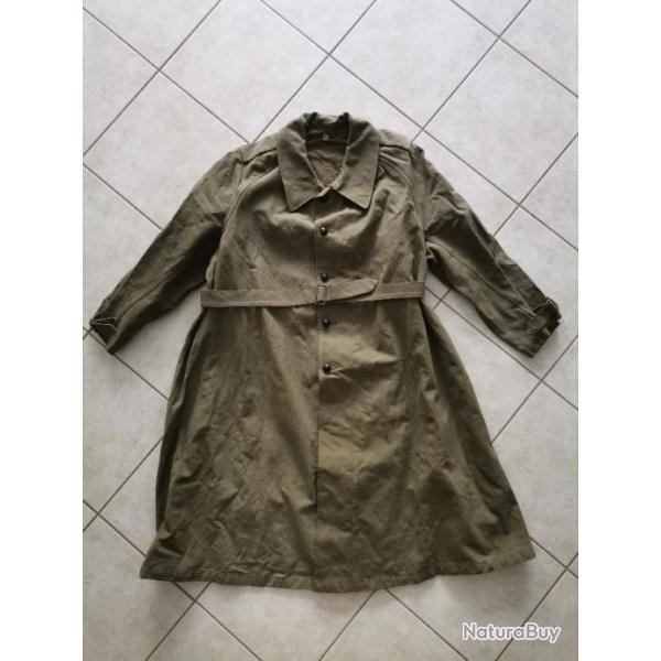 Surtout en toile mod�le 1935 motocycliste arm�e fran�aise