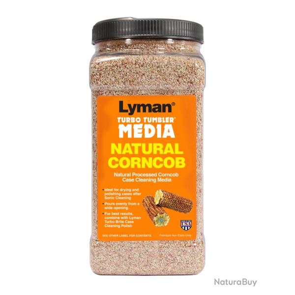 LYMAN - MEDIA GRANULES DE POLISSAGE MA�S SANS ADDITIF 2.7KG