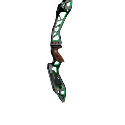 KINETIC - Poign&eacute;e ELEZO Dual Color 25" DROITIER (RH) BLACK/GREEN