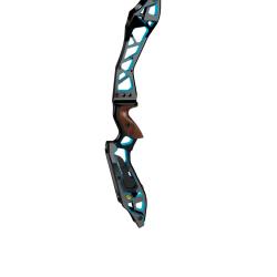 KINETIC - Poign&eacute;e ELEZO Dual Color 25" GAUCHER (LH) BLACK/TURQUOISE