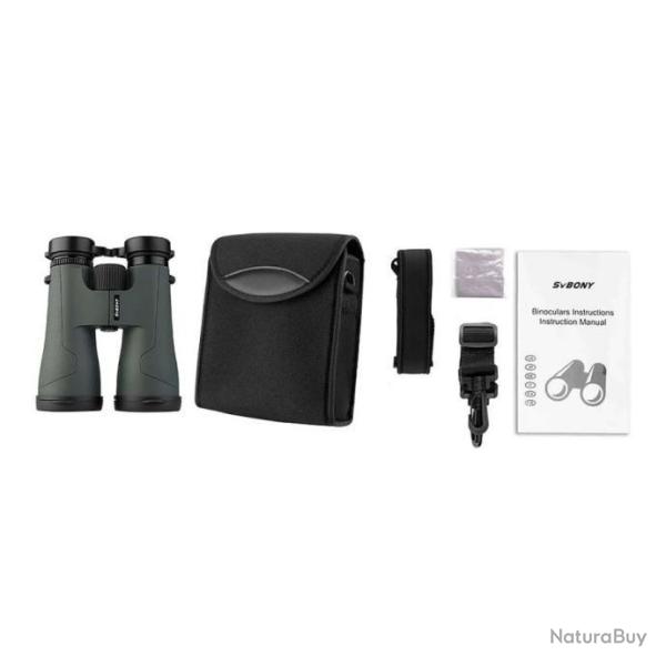 Jumelles SA203 12x50 BAK4 IPX7 *Enchre* Professionnelles tanches Camping Observation Oiseaux