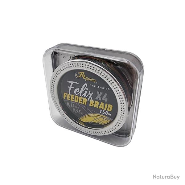 Tresse feeder Felix x4 150m 0.12mm / 6.70kg