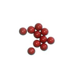 Nouvelles balles en caoutchouc de la L&eacute;gion / Gummib&auml;lle cal.68 - 10 pi&egrave;ces - rouge
