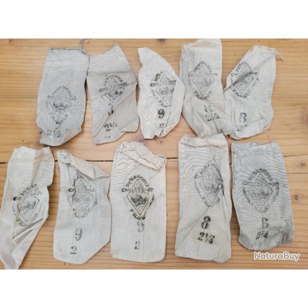 Lot de 10 sacs de plomb vintagePenarroya FranceAnn�es 50/60