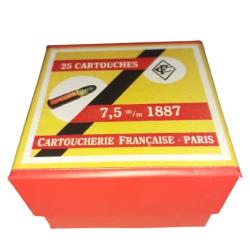7,5 mm 1887 ou 7mm Su&eacute;dois: Reproduction boite cartouches (vide) CF 12274228