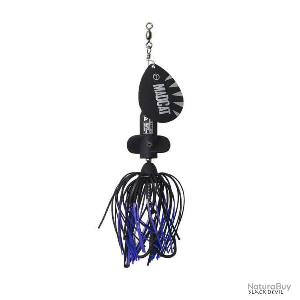 Cuiller Tournante Madcat A-Static Screaming Spinner Black Devil