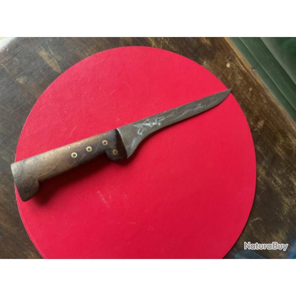 Couteau de boucher ancien, pas de prix de rserve