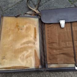 SAC DE TERRAIN PORTE CARTES CUIR OFFICIER DE L'ARM&Eacute;E SOVI&Eacute;TIQUE ANNEES 70s URSS CCCP