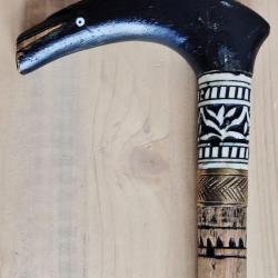 ANCIENNE CANNE &Eacute;P&Eacute;E ARTISANALE