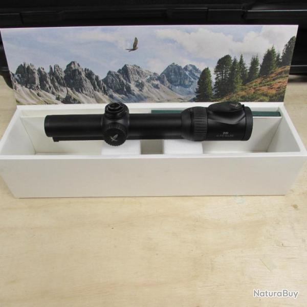 Lunette de marque SWAROVSKI, mod�le Z8I, 0,75-6X20 RET. 4A-IF LUMINEUX � RAIL SR AVEC FLEXANGE