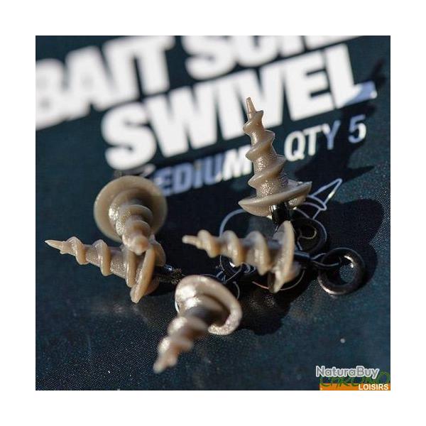 Vis � App�ts Korda Micro Ring Swivel Bait Screw Medium (par 5)