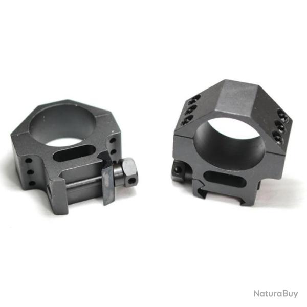 Poli Nicoletta - Anneaux � 6 vis pour optiques en acier weaver