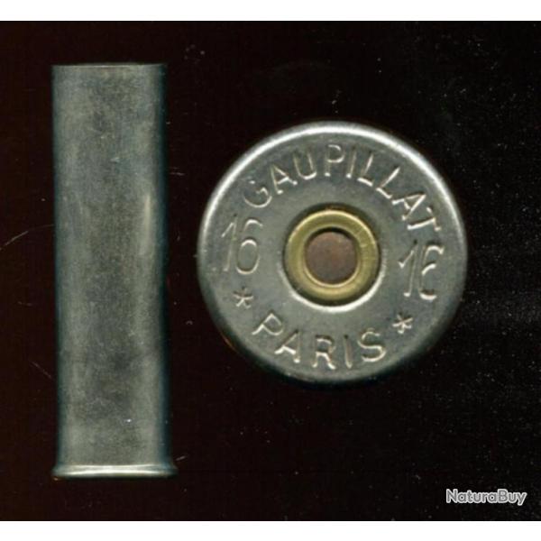 Cal. 16 - douille nickel rechargeable - GAUPILLAT * PARIS * - amor�age Gaupillat Bt� 1873