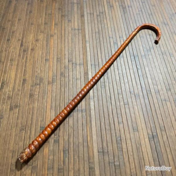 BELLE CANNE DE DEFENSE ACIER NERF DE B�UF VERNIS