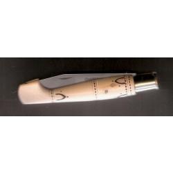 TON PR&Eacute;NOM SUR LAME / le NONTRON SABOT buis Couteau 12cm